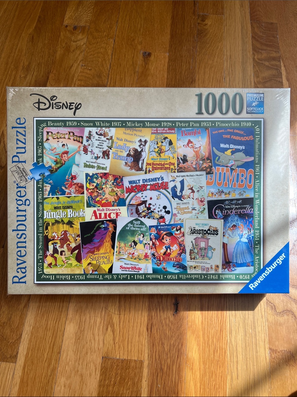 NEW Ravensburger Disney Vintage Poster 1000 pc puzzle